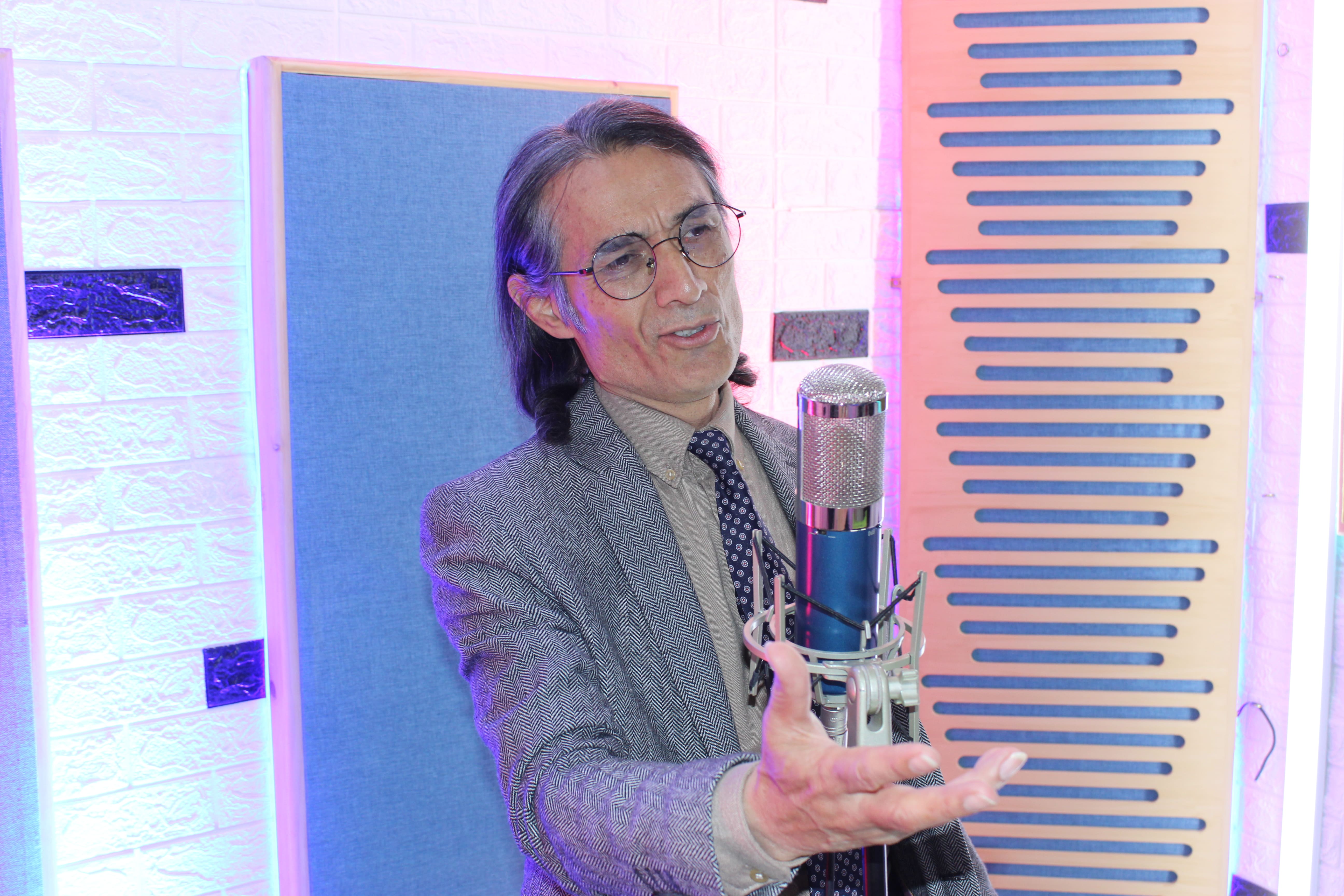 cantante de música plancha